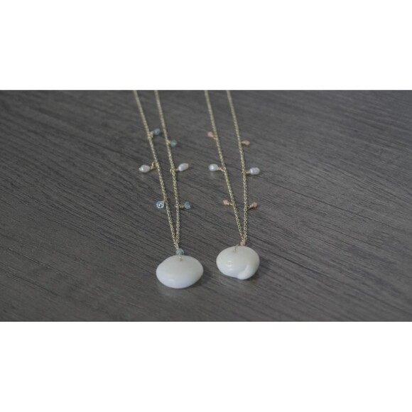 Puka Shell 14k Gold Filled Necklace - Picture 8 of 12